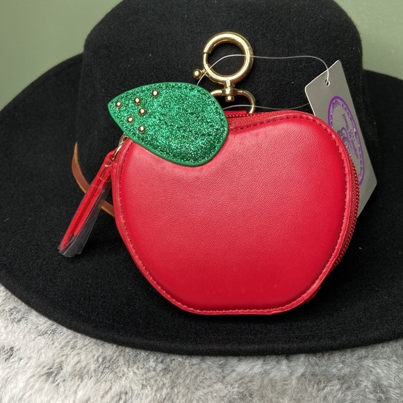 Sharif Apple Key Chain Coin Purse - Picture 3 of 9